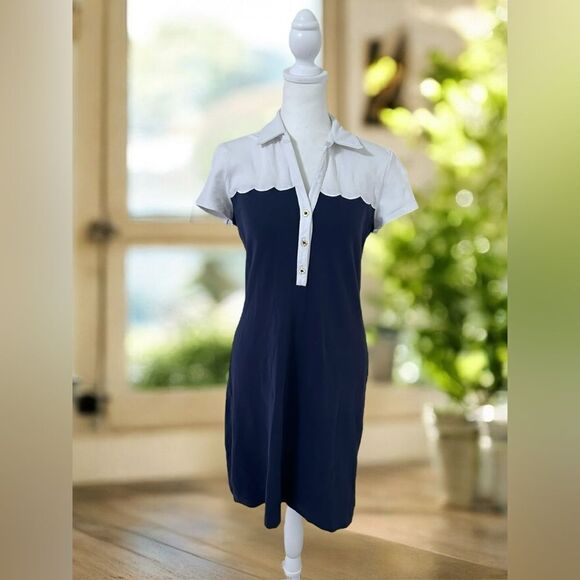Kate Spade Navy and White Polo Dress - Picture 6 of 14